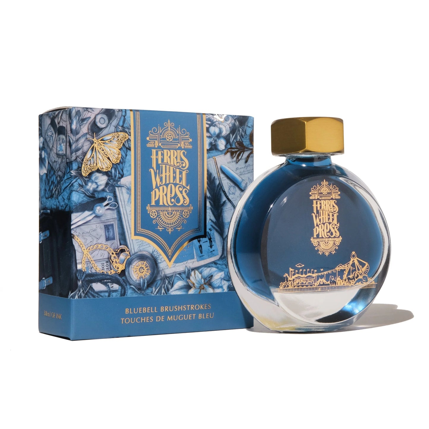 FERRIS WHEEL PRESS - Everyday Collection | Bluebell Brushstrokes Ink - 38ml.