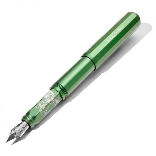 FERRIS WHEEL PRESS - Aluminum Carousel Fountain Pen - Book of Botany