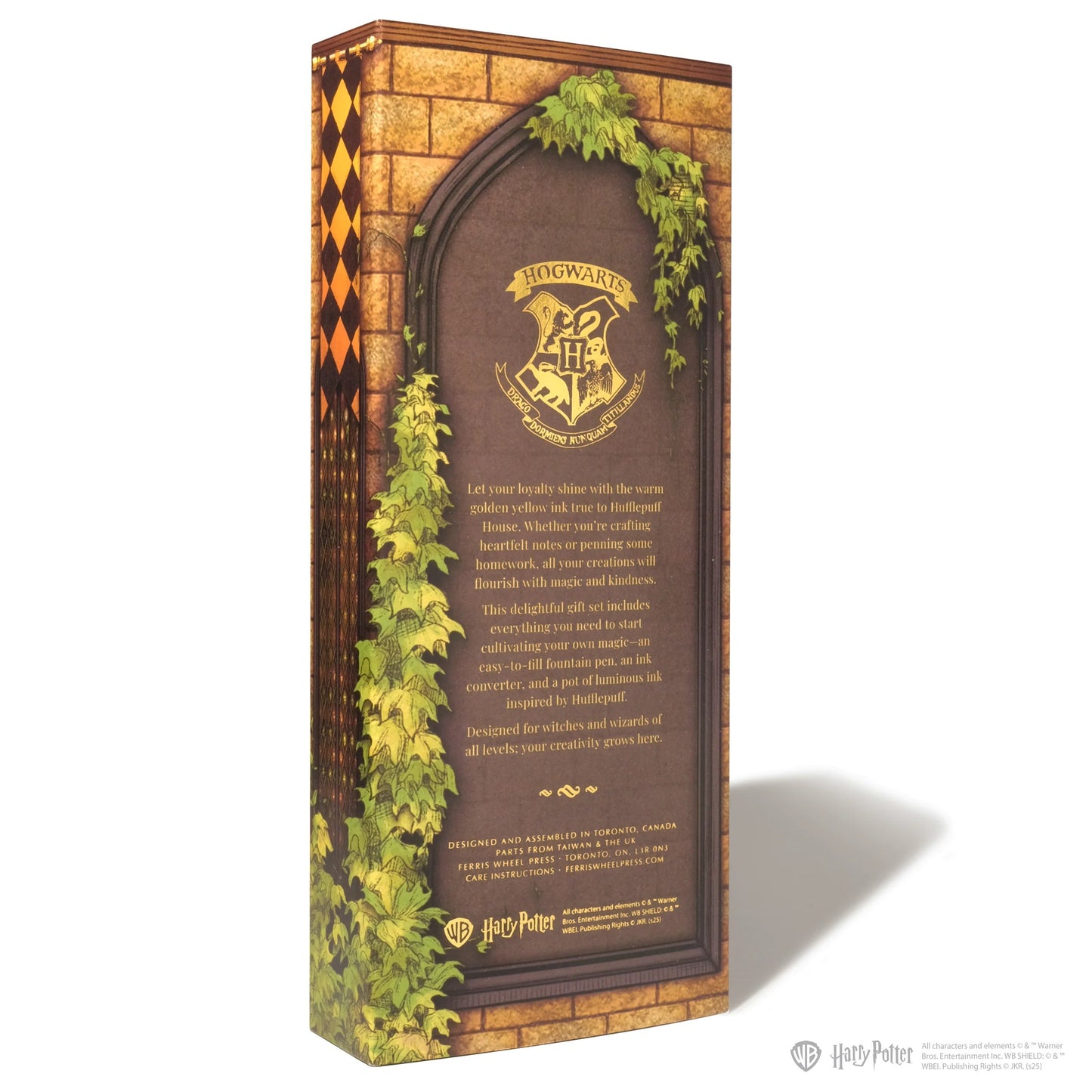 Ferris Wheel Press - Carousel Fountain Pen and Ink Set | Harry Potter | Hufflepuff