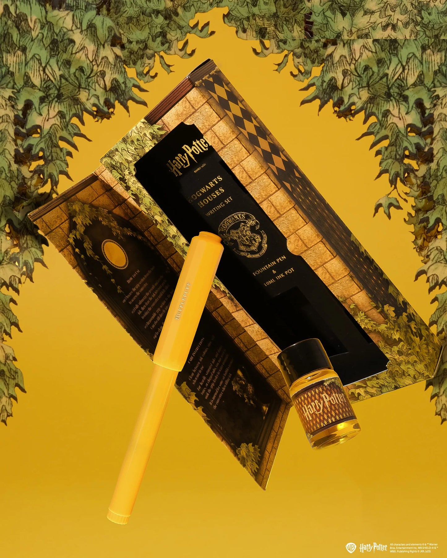 Ferris Wheel Press - Carousel Fountain Pen and Ink Set | Harry Potter | Hufflepuff