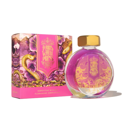 FERRIS WHEEL PRESS - Curious Collaborations | Special Edition LNY - Year of the Snake - Serpentine Blooms Ink - 38ml.