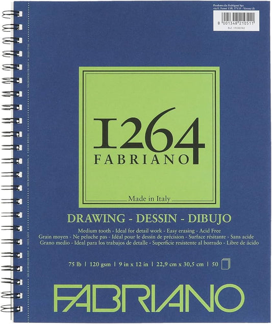 FABRIANO - 1264 Drawing Pads (120GSM and 160GSM Sketch Book)