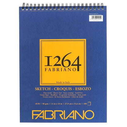 FABRIANO - 1264 Sketch Pads (Libreta de Sketch 80GSM)