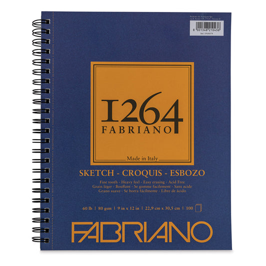 FABRIANO - 1264 Sketch Pads (Libreta de Sketch 80GSM)