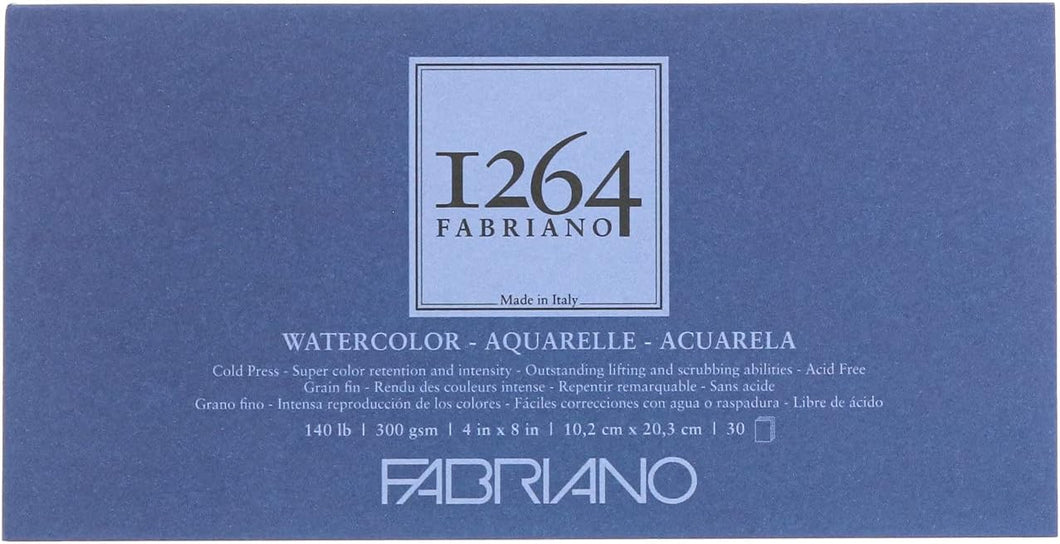 FABRIANO - 1264 Watercolor Pads (Libreta de Acuarela 300 GSM)