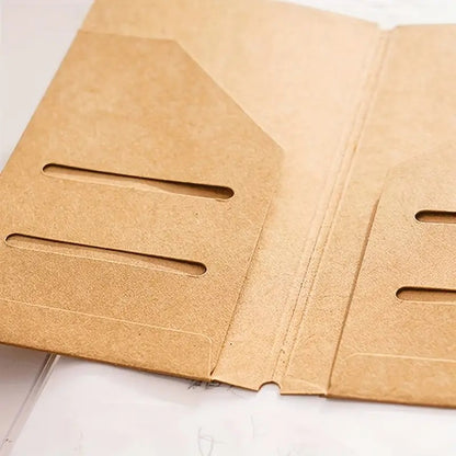 Folder Kraft con Bolsillos para Traveler's Notebook