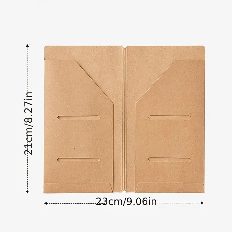 Folder Kraft con Bolsillos para Traveler's Notebook