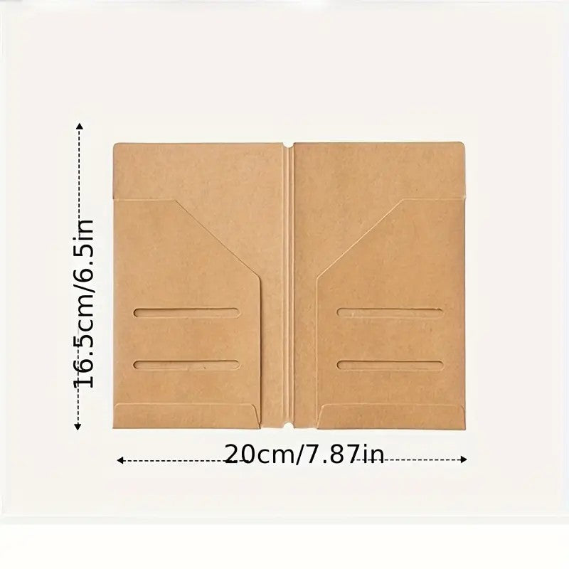 Folder Kraft con Bolsillos para Traveler's Notebook