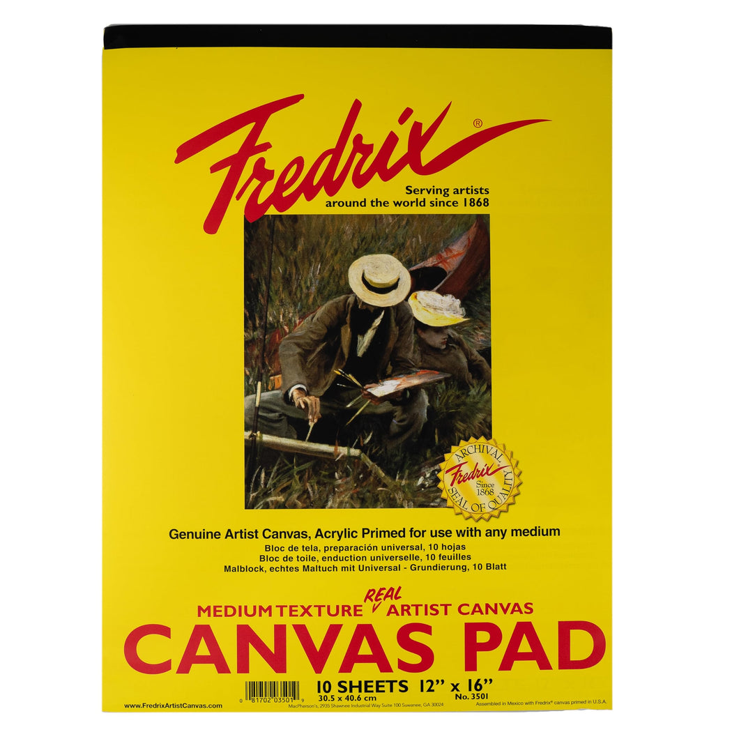 Fredrix - Creative Series White Canvas Pads