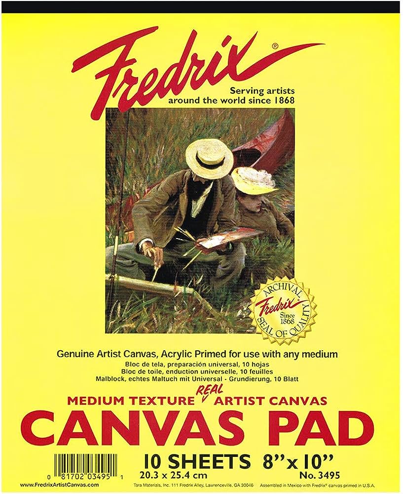 Fredrix - Creative Series White Canvas Pads