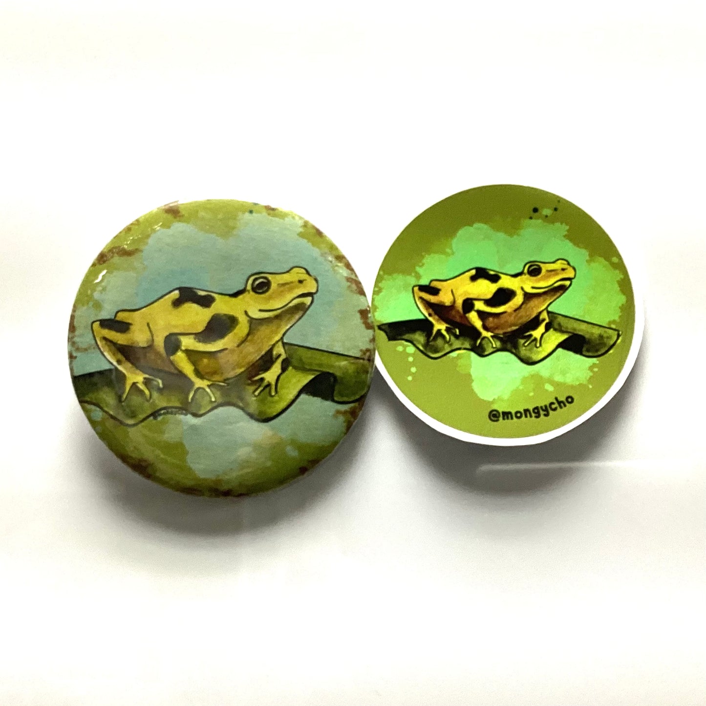 Mongycho - Rana dorada Sticker