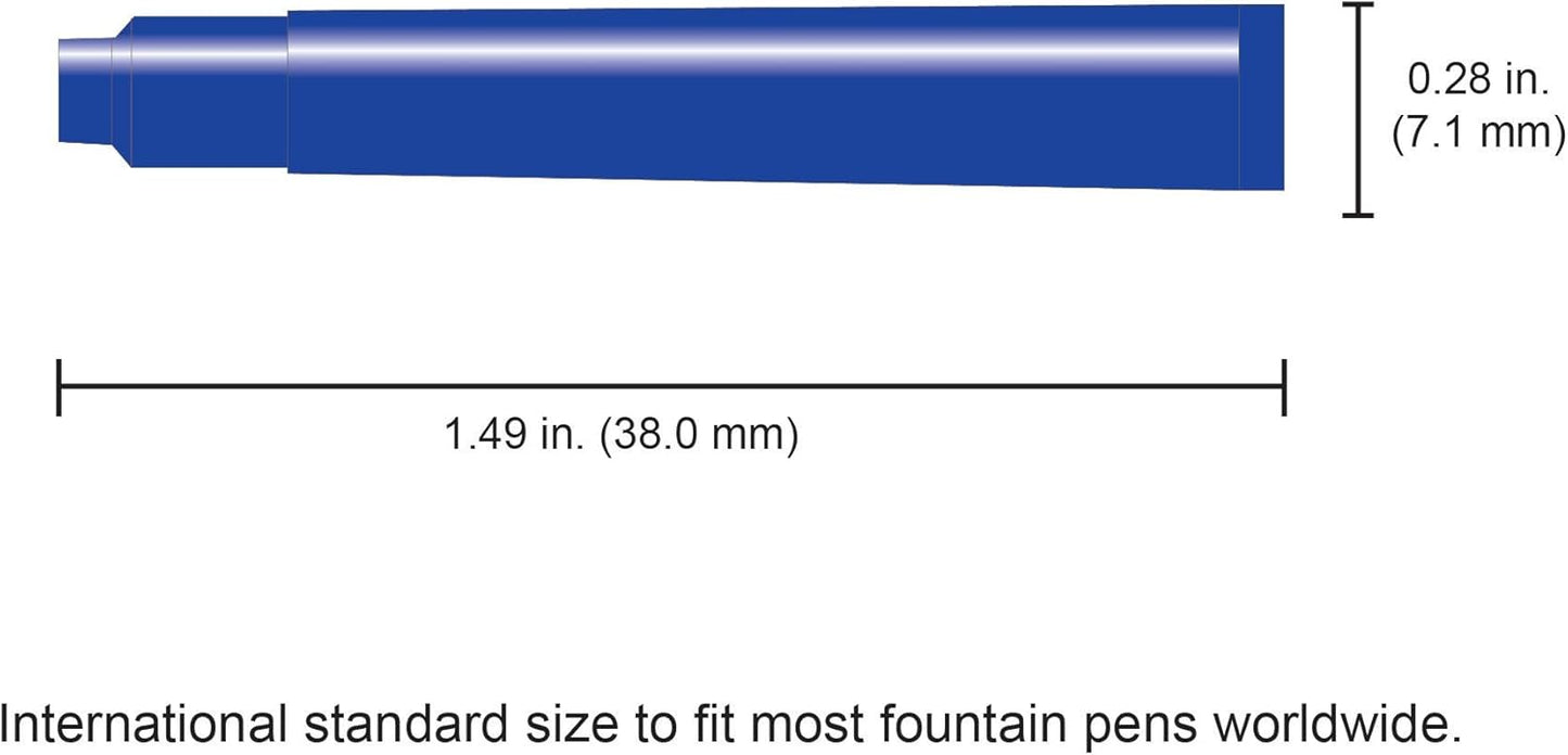 Monteverde Cartridges Cartucho Tinta Blue - 6 unidades