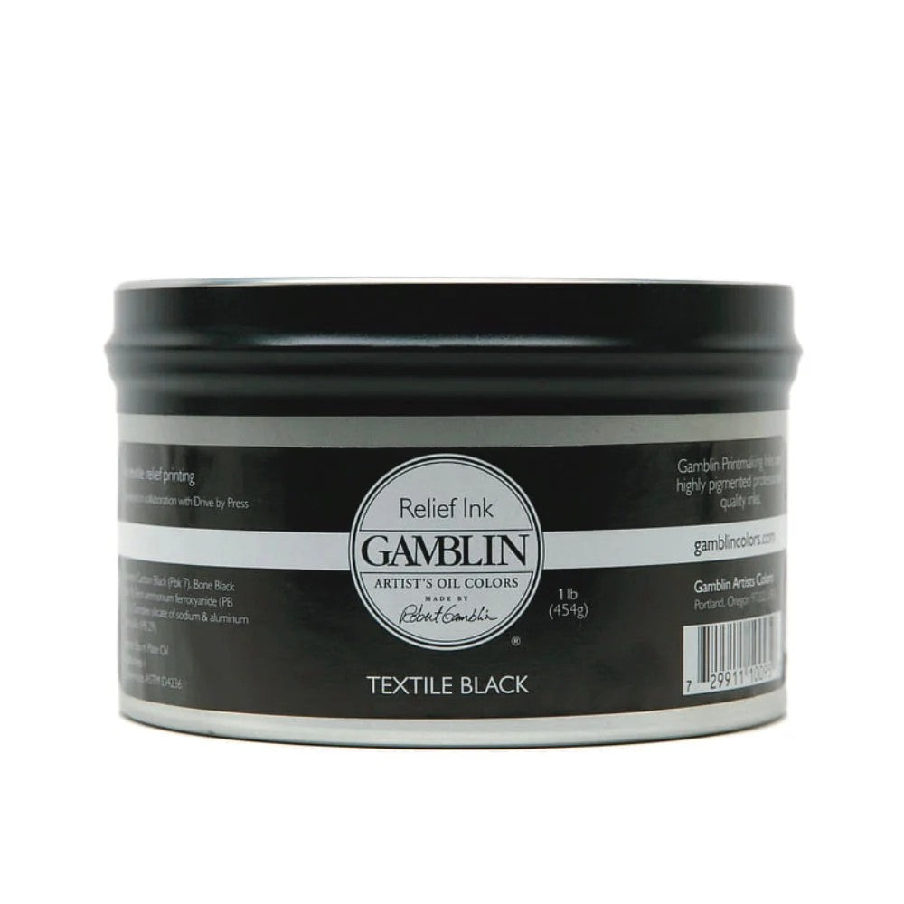 GAMBLIN - Relief Inks - Textile Black