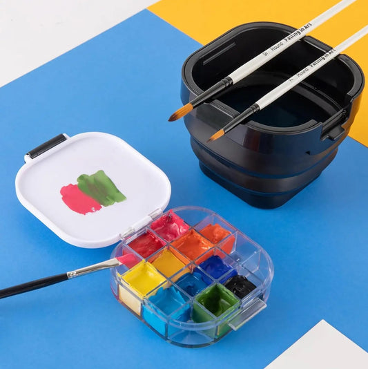 Paleta y Almacenamiento de Pintura . 16 compartimientos