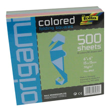 Cargar imagen en el visor de la galería, GLOBAL ART - Colored Origami Paper 500 HOJAS
