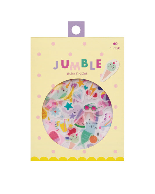 GIRL OF ALL WORK - Jumble Washi Stickers - Magical Day