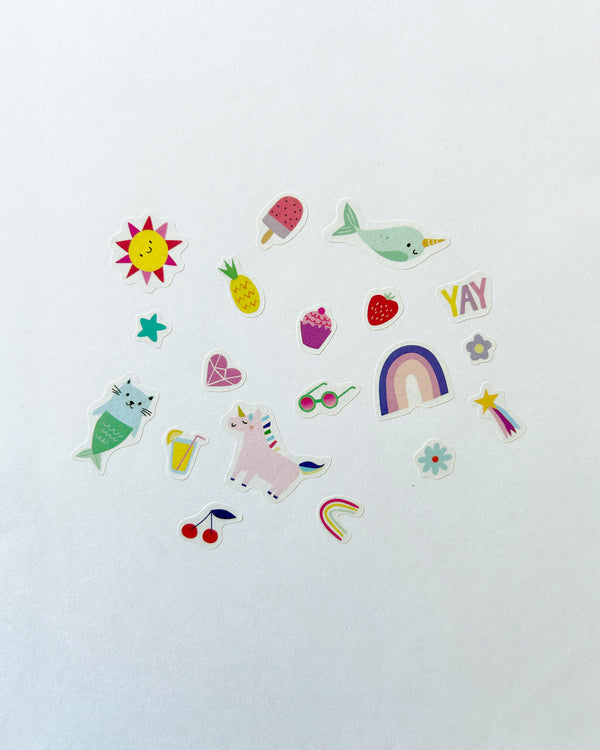 GIRL OF ALL WORK - Jumble Washi Stickers - Magical Day
