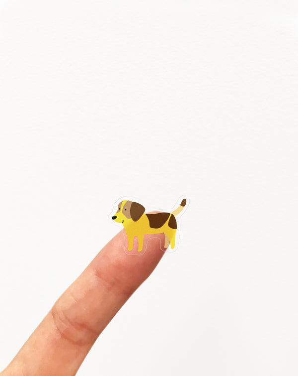 GIRL OF ALL WORK - Clear Stickers - Dogs