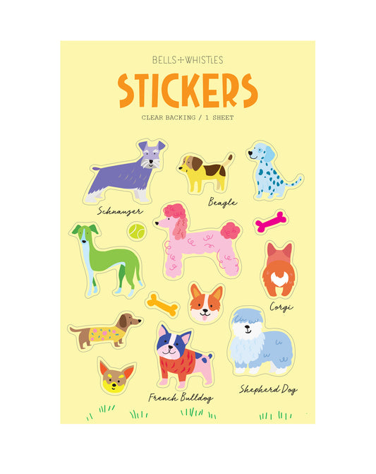 GIRL OF ALL WORK - Clear Stickers - Dogs