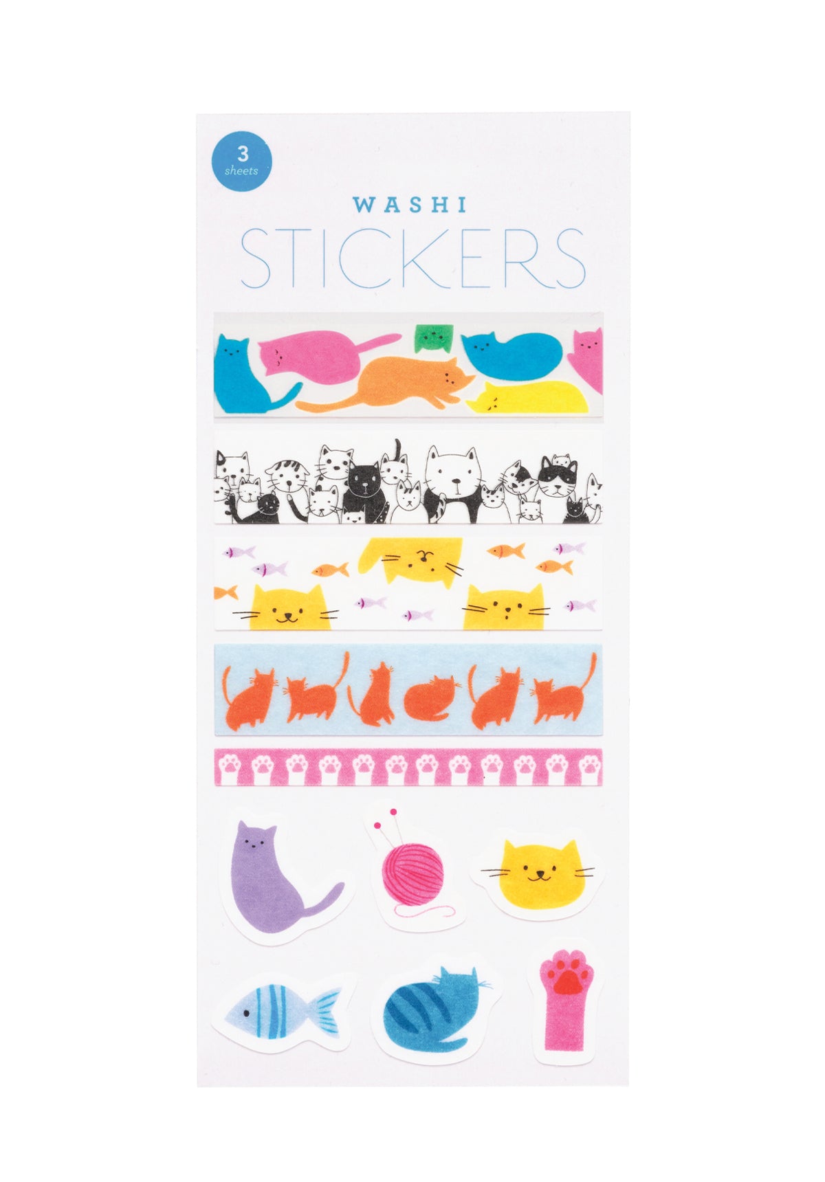 GIRL OF ALL WORK - Washi Stickers - Cats