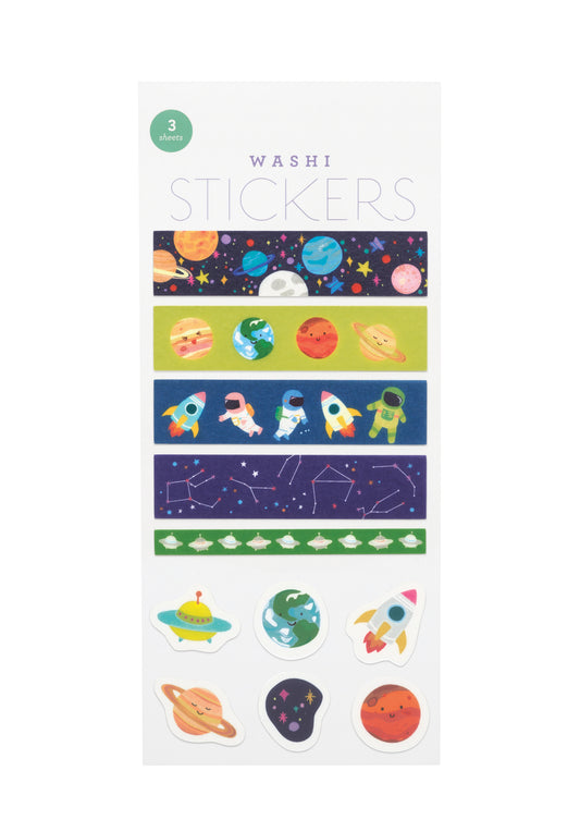 GIRL OF ALL WORK - Washi Stickers - Planets