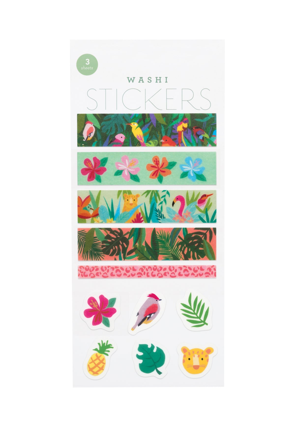 GIRL OF ALL WORK - Washi Stickers - Tropical Scenes