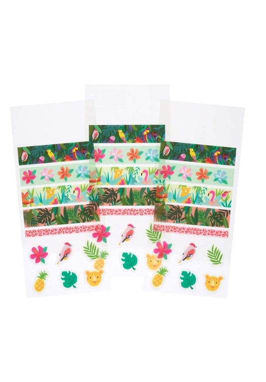 GIRL OF ALL WORK - Washi Stickers - Tropical Scenes
