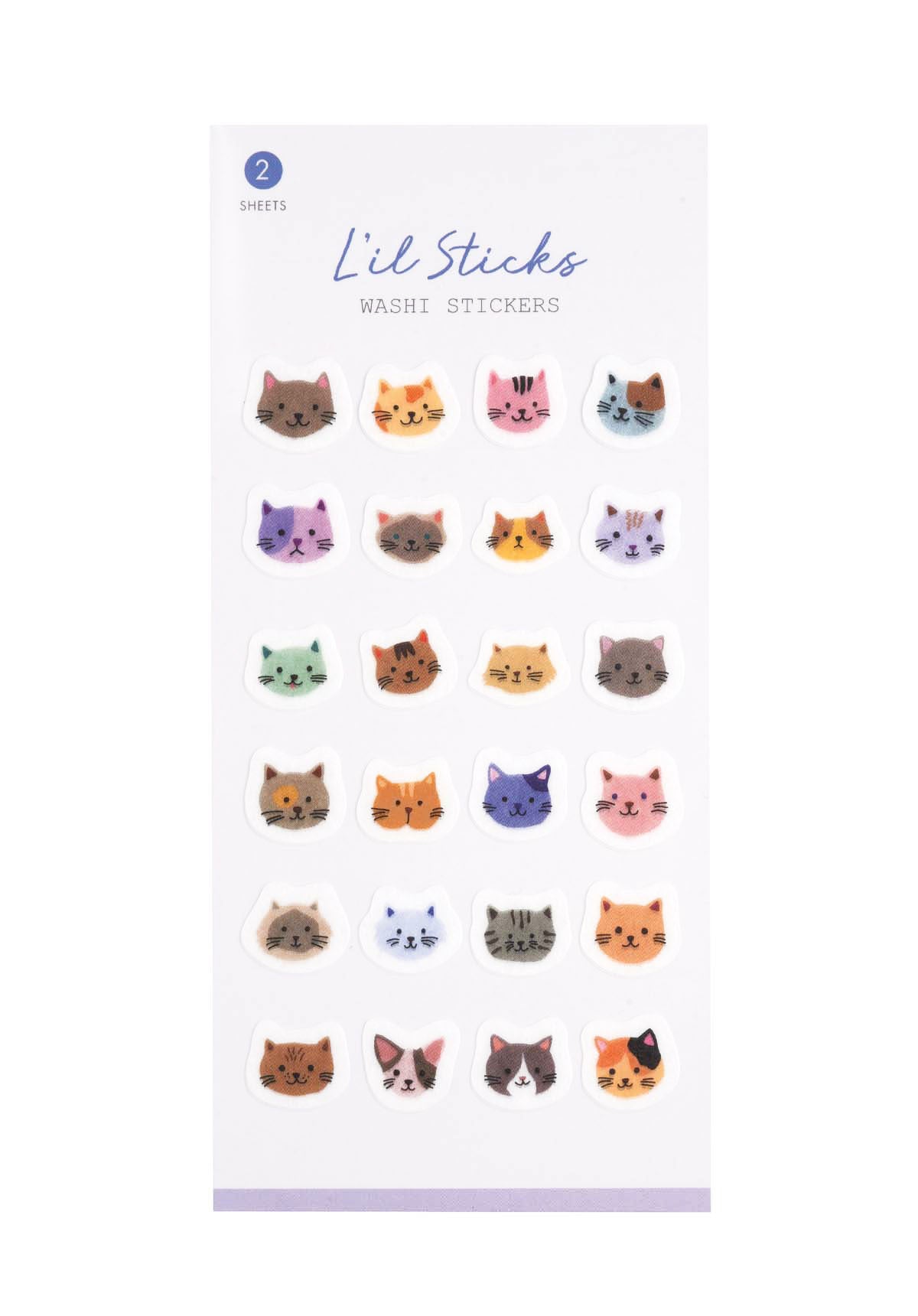 GIRL OF ALL WORK - L'il Sticks Washi Stickers - Cats