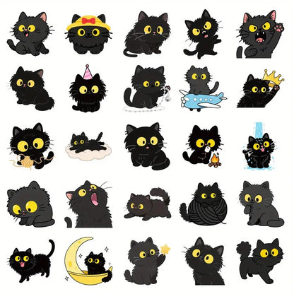 Stickers - Gatitos Negros 4