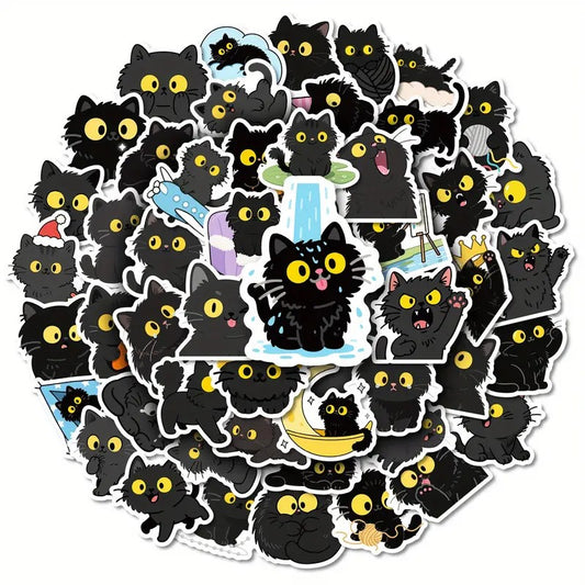 Stickers - Gatitos Negros 4