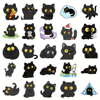 Stickers - Gatitos Negros 4