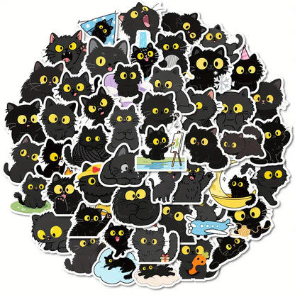 Stickers - Gatitos Negros 4