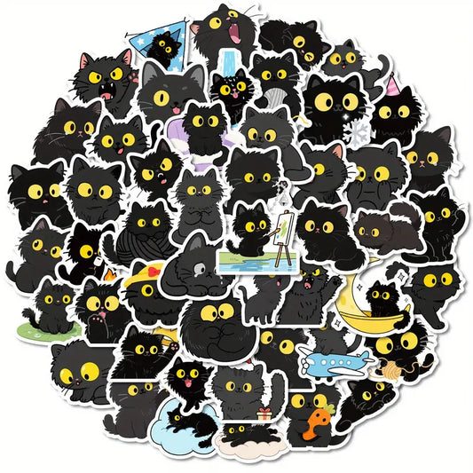Stickers - Gatitos Negros 4