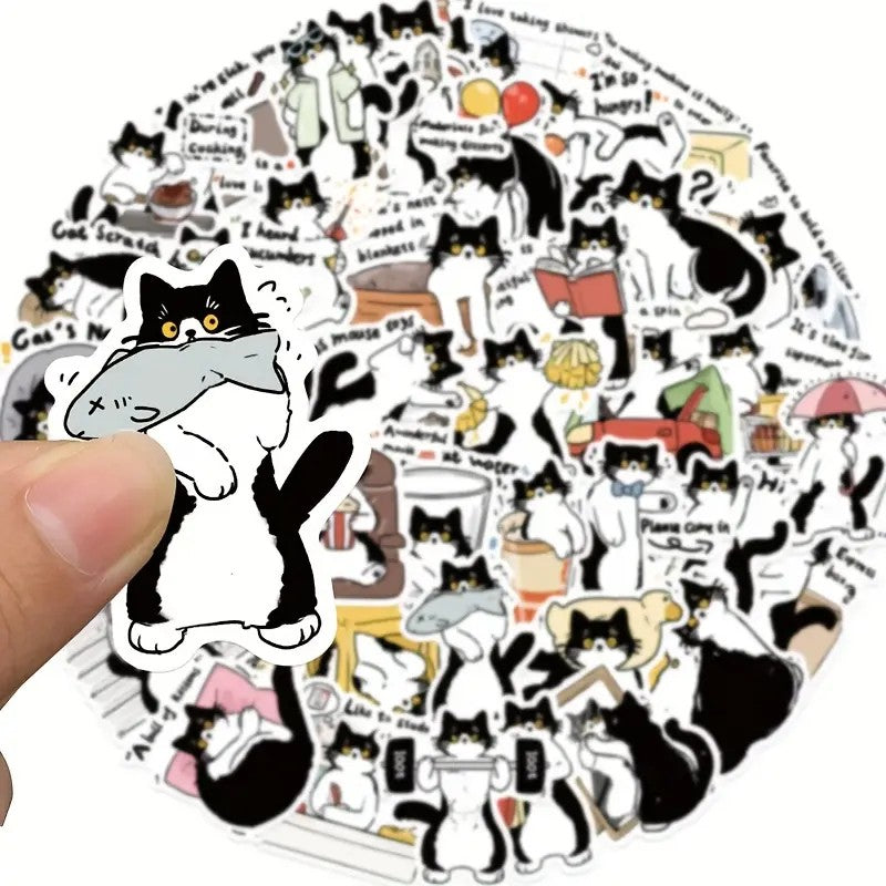 Stickers - Gatitos Negros 5