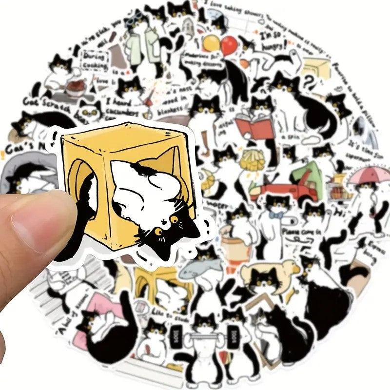 Stickers - Gatitos Negros 5