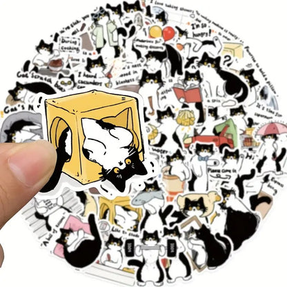 Stickers - Gatitos Negros 5
