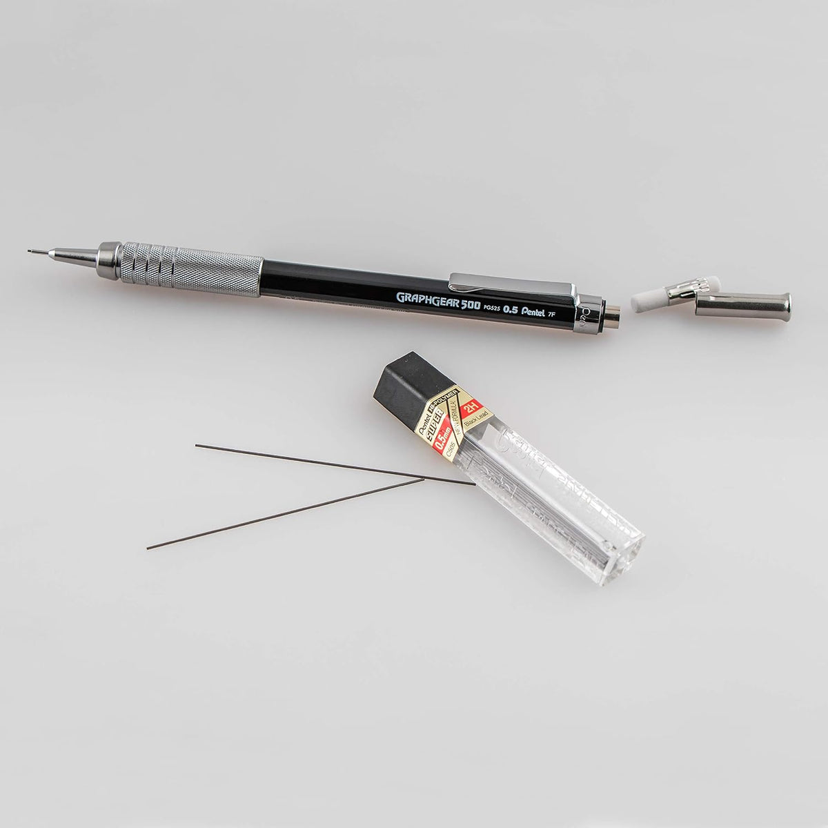 Pentel - Graphgear 500 Lapiz Mecanico Portaminas Set - 0.5mm