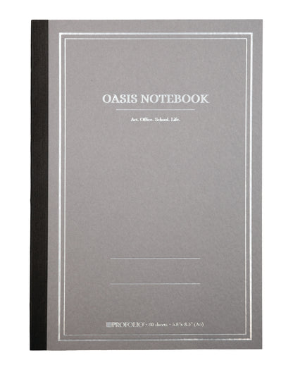 Itoya ProFolio Oasis Notebook A5 - De Rayas - Gray