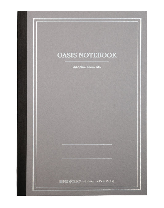 Itoya ProFolio Oasis Notebook A5 - De Rayas - Gray
