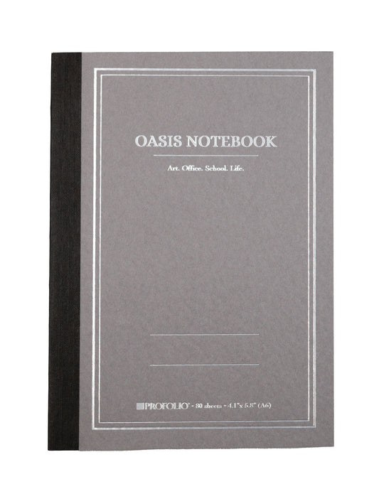 Itoya ProFolio Oasis Notebook A6 - De Rayas - Gray