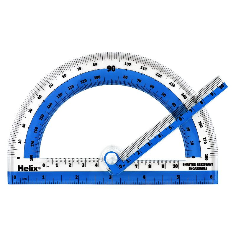 Helix First Ruler HELIX - Protractor Ruler with Arm – Pinna Calligraphy