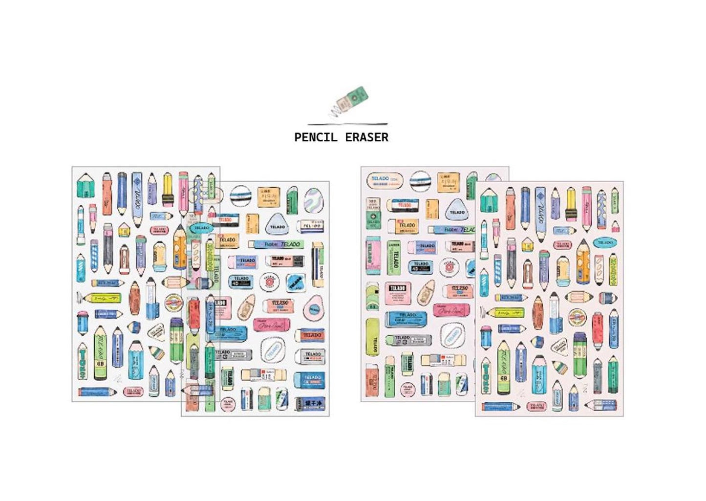 TELADO - Pegatinas o Sticker de Stationery