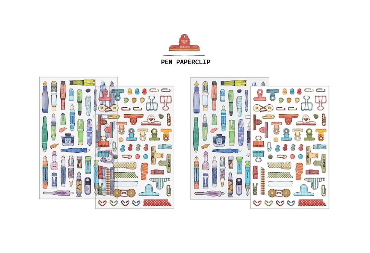 TELADO - Pegatinas o Sticker de Stationery