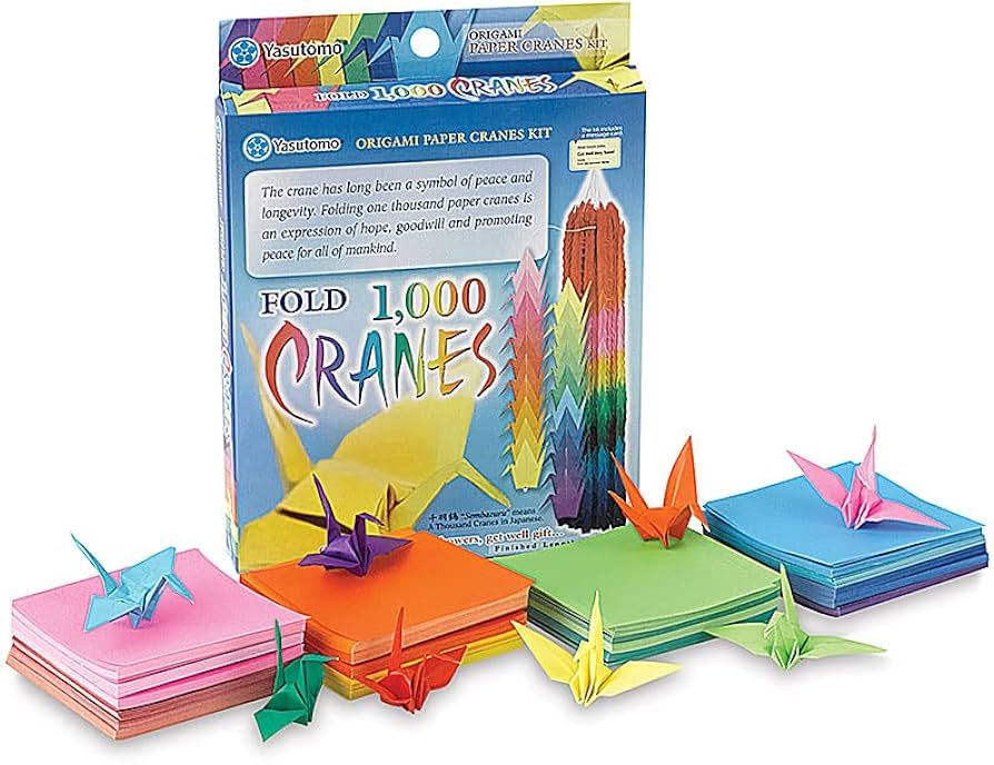 Yasutomo Kit de Origami para hacer 1,000 Grullas