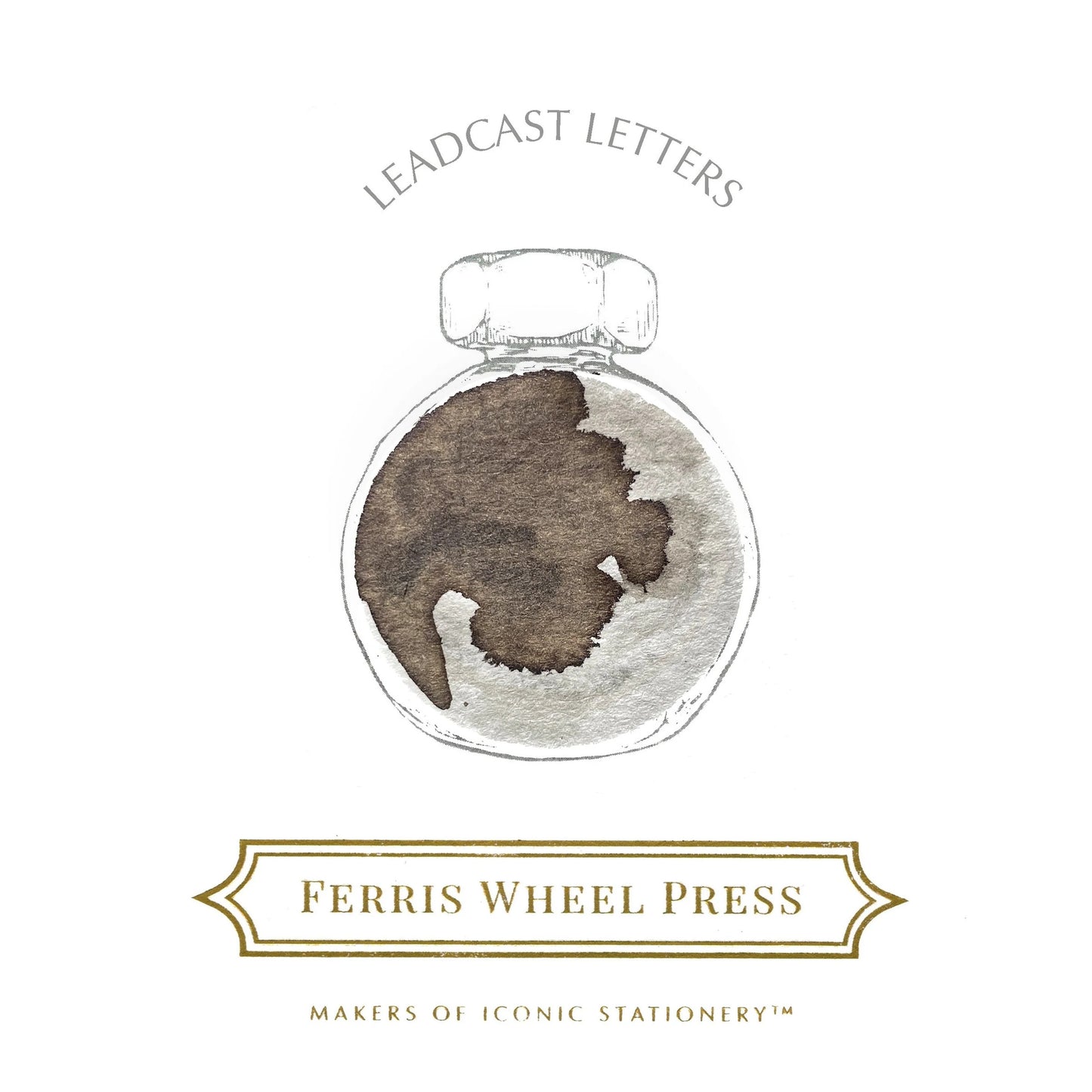 Ferris Wheel Press - Leadcast Letters - 38ml.