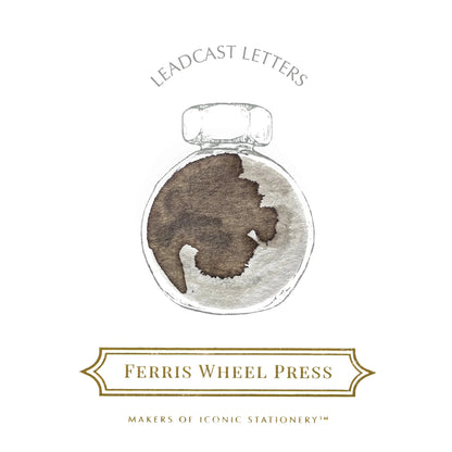 Ferris Wheel Press - Leadcast Letters - 38ml.
