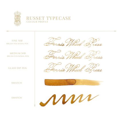 Ferris Wheel Press - Russet Typecase - 38ml.