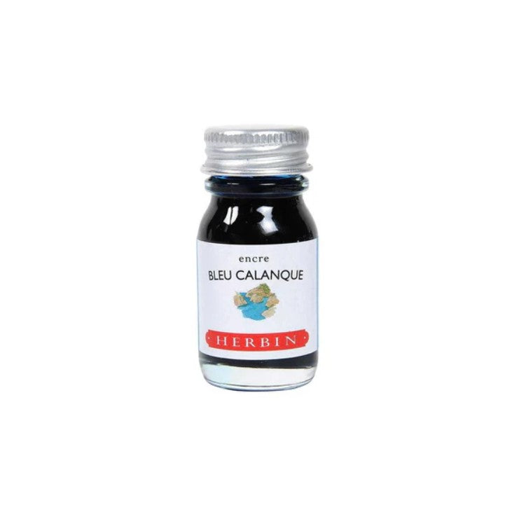 J. HERBIN - Clear Spiral Body Round Glass Pen &amp; Ink Set