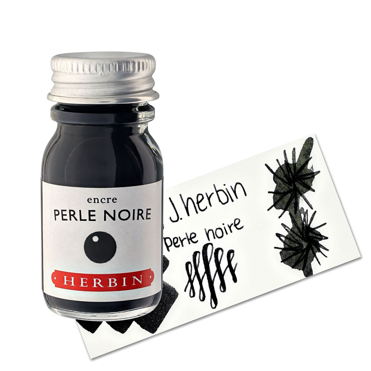 J. HERBIN - Clear Spiral Body Round Glass Pen &amp; Ink Set