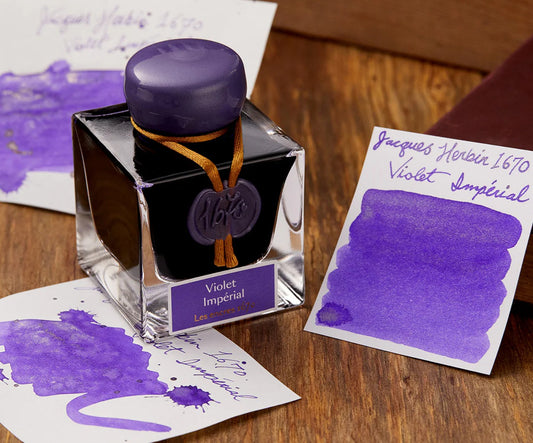 J. Herbin 1670 Anniversary Ink - Violet Imperial - Tinta Boltella 50ml.